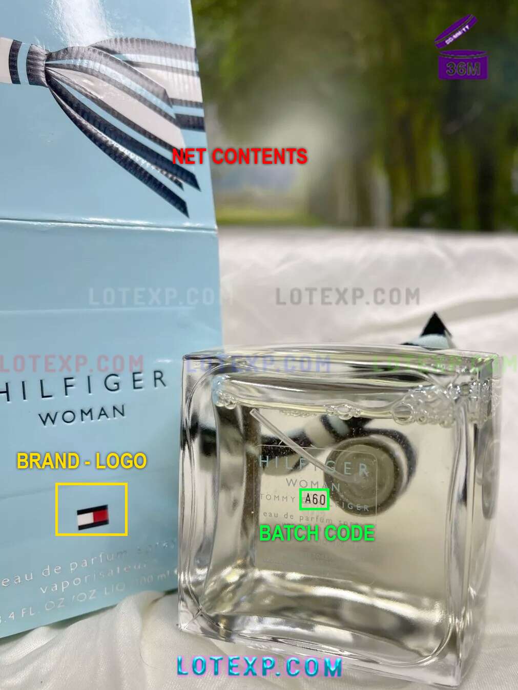 Check Tommy Hilfiger Batch Code 12 Expiration date tool for Tommy Hilfiger body mist