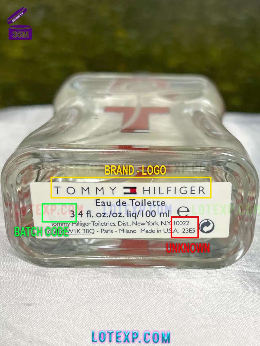 Check Tommy Hilfiger Batch Code 17 Find manufacture date of Tommy Hilfiger fragrance oil
