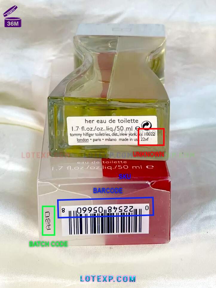 Check Tommy Hilfiger Batch Code 26 Online freshness check for Tommy Hilfiger shower gel