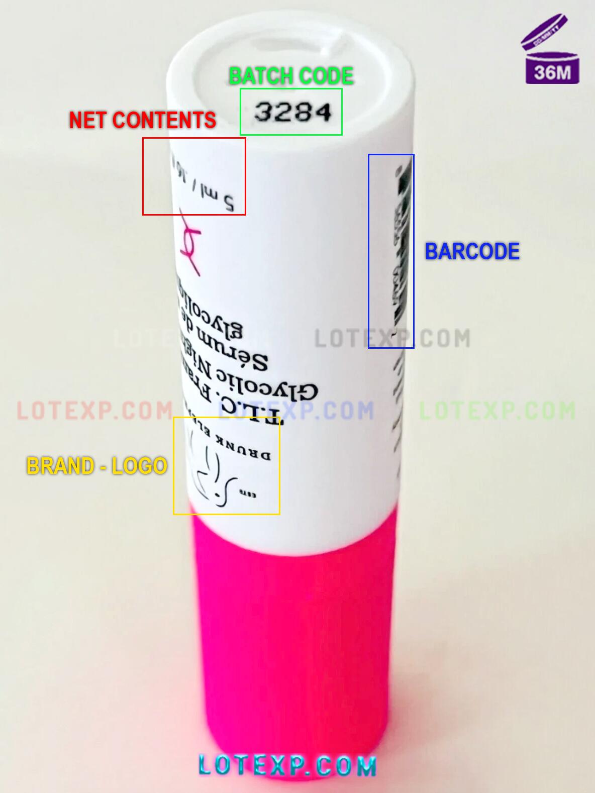 Drunk Elephant Batch Code Checker 24 Drunk Elephant A-Passioni Retinol Cream tube.