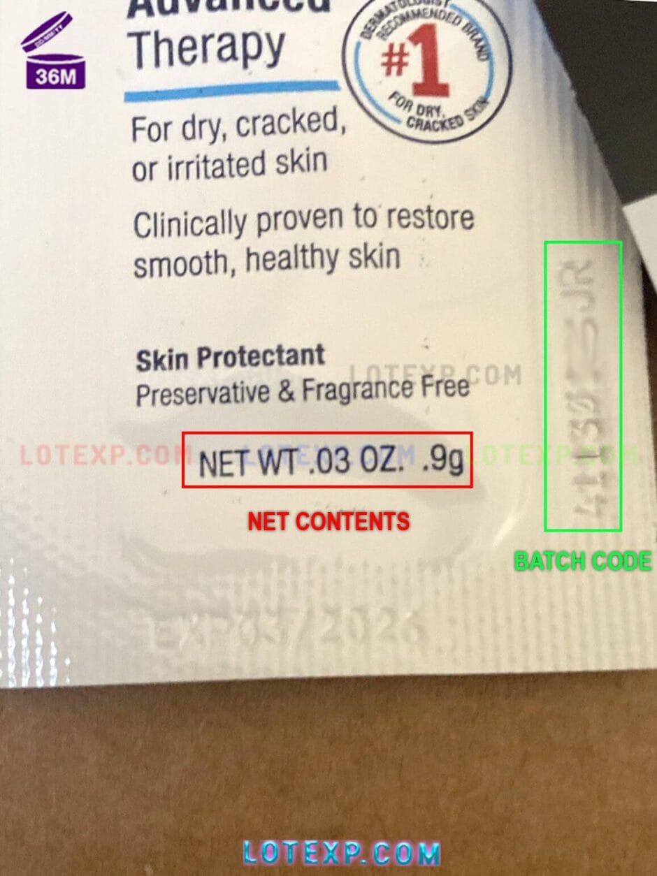 Aveeno Batch Code Checker | Cosmetic calculator - Batch code checker